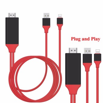 164k - Cáp HDMI Lighting kết ná»i Tivi cho iPhone iPad Ipod - loại 1 giá sá» và lẻ rẻ nhất