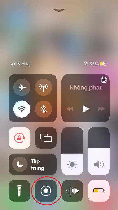 Cách ghi lại màn hình trên iphone