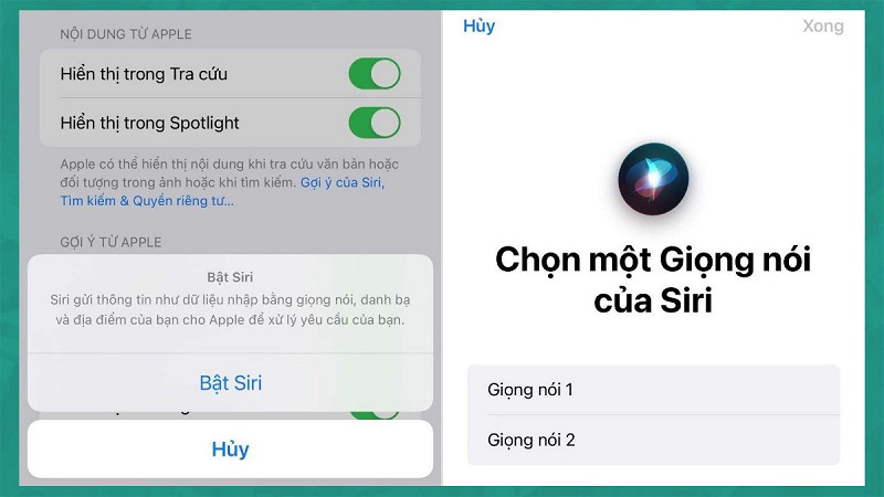 Bỏ ẩn ứng dụng bằng Siri