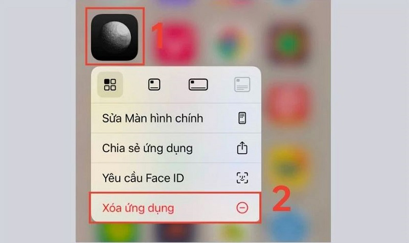 Xóa ứng dụng ít dùng khi cần thiết