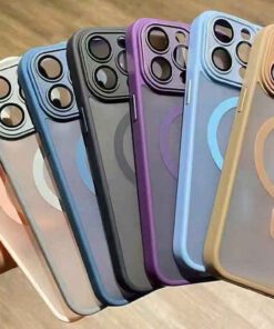 Ốp sịn từ tính nhám có mắt bảo vệ cam loại1 có hộp