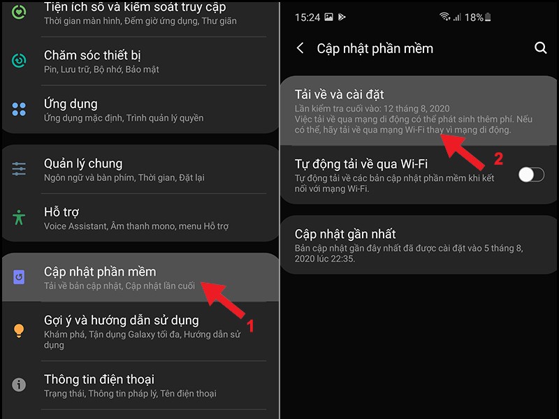 Cập nhật phần mềm thường xuyên