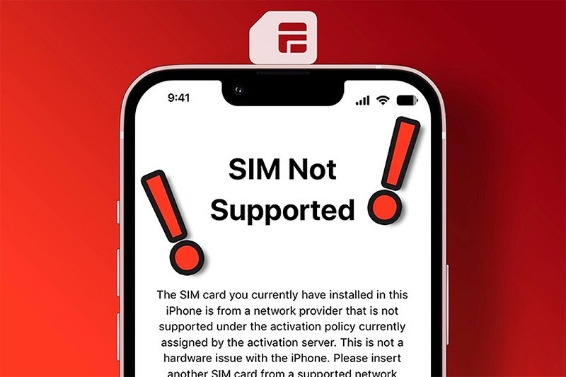 Lỗi eSIM chưa được kích hoạt đúng cách