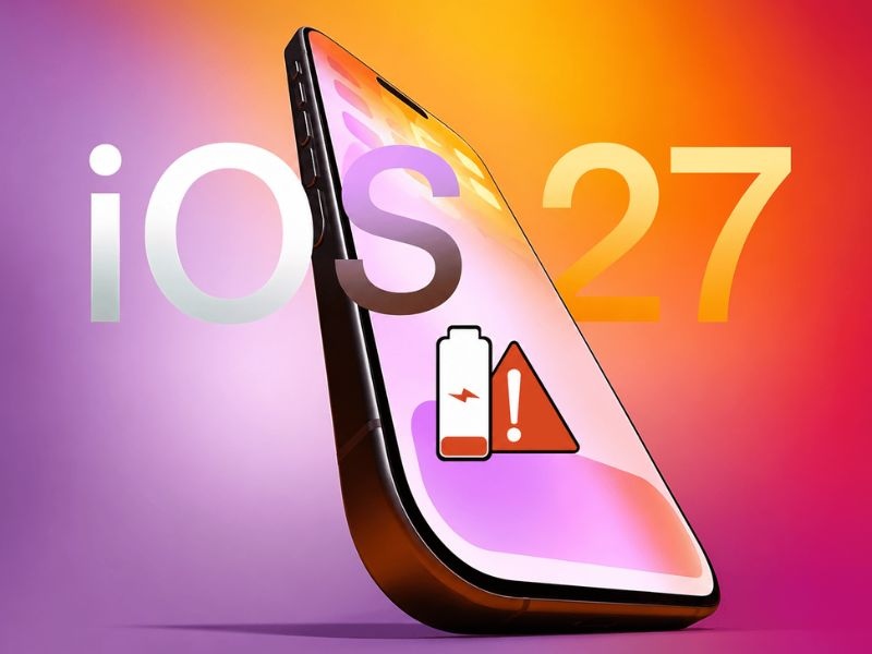 Tìm hiểu lý do iOS 27 khiến iPhone nhanh hao pin